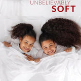 Mellanni Extra Deep King Sheets - 4 PC Iconic Collection Bedding - Hotel Luxury, Ultra Soft, Cooling Bed Sheets - Wrinkle, Fade, Stain Resistant (King, White) Mellanni