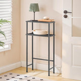 HOOBRO Narrow Console Table for Small Space, 15.7" Entryway Table with Storage, 2 Tier Sofa Table with 2 Shelves, Skinny Console Table for Entryway, Hallway, Living Room, Foyer, Black BB40XG01 HOOBRO