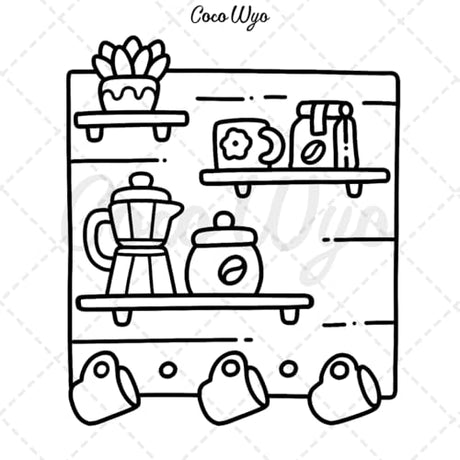 Stress Relief: Coloring Book for Adults and Kids, Bold and Easy, Simple and Big Designs for Relaxation Featuring Animals, Landscape, Flowers, Patterns, Cute Things And Many More (Bold & Easy Coloring) Coco Wyo LLC