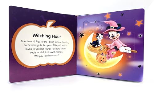 Disney Mickey Halloween My First Puzzle Book - Jigsaw Puzzles for kids, 10-page board book, 5 puzzles to enjoy Phidal