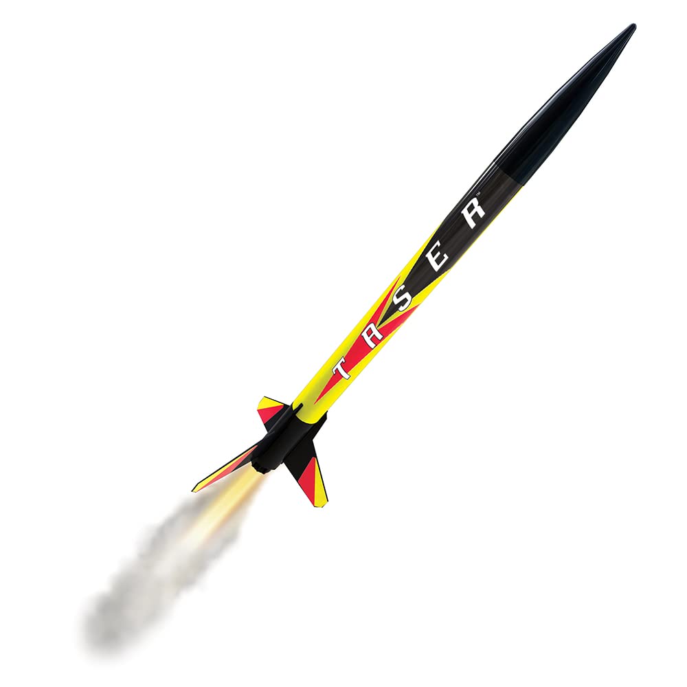 Estes 1491 Taser Rocket Launch Set, Beginner Flying-Rocket-Model Building Kit for Ages 10+, Includes Launch Pad System Estes