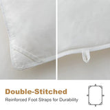 DownAero™ Feather Down Comforter 100% Cotton, High Fill Power Medium Warmth for All Season Duvet Insert, California King Comforter White DownAero