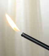 6 Pack - Vezee Fuel Included Handi BBQ Grill Click Flame Long Stem Lighter - Refillable Butane Gas Candle Fireplace Kitchen Stove Wind Resistant, Red Vezee