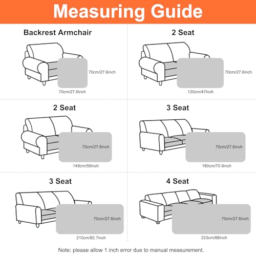 Smiry Couch Cover for Dogs Washable, Non Slip Fuzzy Pet Couch Covers for 3 Cushion Sofa Pet Friendly, Thick Soft Sofa Slipcovers Cushion Protector (Dark Grey, 27.6" x 59") Smiry