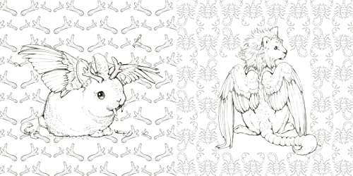 Pop Manga Dragons and Other Magically Mythical Creatures: A Coloring Book