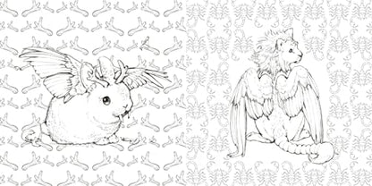 Pop Manga Dragons and Other Magically Mythical Creatures: A Coloring Book