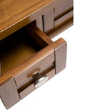 SIMPLIHOME Warm Shaker SOLID WOOD Rustic Modern 48 inch Wide Home Office Desk, Writing Table, Workstation, Study Table Furniture in Light Golden SIMPLIHOME