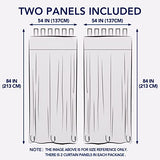 PureFit Outdoor Curtains for Detachable Sticky Tab Top Patio Waterproof/Weatherproof, UV and Fade Resistant Outside Curtains for Gazebo, Porch, Pergola, Privacy Curtain, 54 x 84 inch, 2 Panels, Beige PureFit