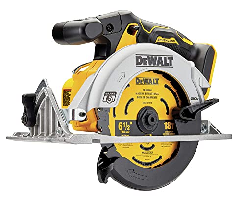 Dewalt DCS565BR 20V MAX Brushless Lithium-Ion 6-1/2 in. Cordless Circular Saw (Tool Only) (Renewed) - WoodArtSupply