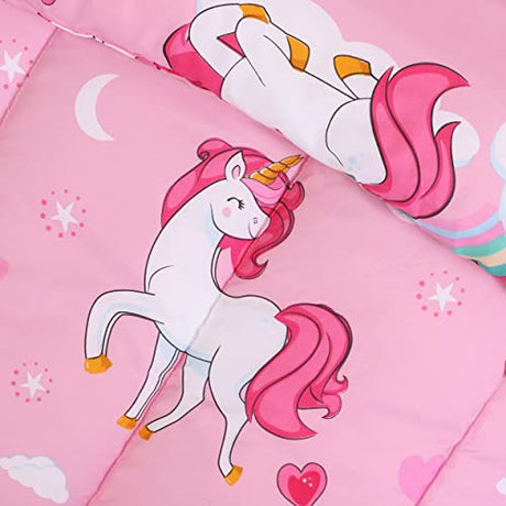 Utopia Bedding Unicorn Kids Comforter Set with 2 Pillow Shams, 3 Piece Soft Microfiber Twin Bed Comforter with Pillow Shams, Printed Kids Bedding for Boys and Girls, Lightweight, Breathable,Easy Care Utopia Bedding