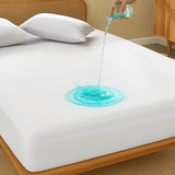 Queen Waterproof Mattress Protector - Noiseless, Breathable, Machine Washable Fitted Mattress Cover with Deep Pocket up to 18” Dreamzie