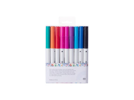 Craft Express Joy Sublimation Markers - Draw on Stadnard Paper and Use Heat Press to Create Unique Gifts with your Child (18, Regular) Craft Express