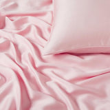 VACVELT 3PCS Cooling Duvet Cover Full/Queen Size, 60% Tencel Lyocell + 40% Cotton Comforter Cover Set for Hot Sleeper, Moisture Wicking & Silky, Hotel Bedding Set, Soft & Breathable, Blush Pink VACVELT