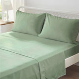 Zzlpp Queen Comforter Set 7 pieces, Sage Green Tufted Bed in a Bag with Comforter and Sheets, All Season Boho Bedding Sets with 1 Comforter, 2 Pillow Shams, 2 Pillowcases, 1 Flat Sheet, 1 Fitted Sheet Zzlpp