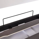 YOPTO Twin Size Murphy Bed Chest with Sofa,Foldable Hidden Cabinet Bed Frame W/ 6 Shelves,Easy Assembly,Space Saving,Multifunctional Wall Bed for Bedroom,Guest Room,Apartment,White YOPTO