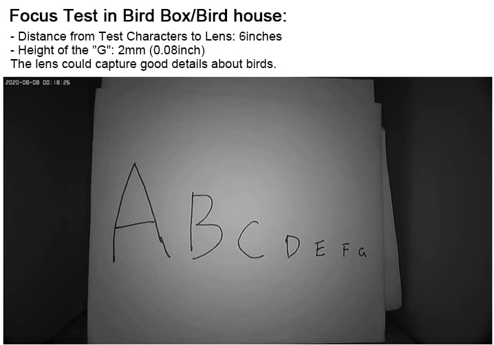 WIWACAM WiFi Bird Box Camera, 4K HD WLAN, Live Video to Phone, Easy Installation to Most of Bird Box Bird House Birdhouse Feeders Nesting, for Robins, Wrens, Tree Swallows, with Night Mode, Recording WIWACAM