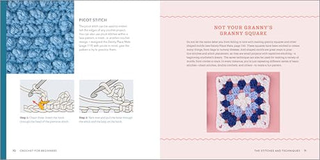 Crochet for Beginners: A Stitch Dictionary with Step-by-Step Illustrations and 10 Easy Projects WoodArtSupply