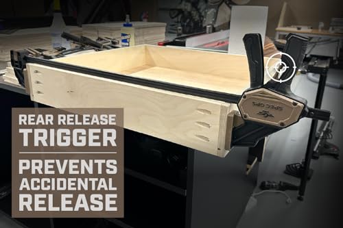 Spec Ops Trigger Clamp for Woodworking 37" Large One-Handed Bar Clamp/Spreader Heavy Duty 330 Lbs. Spec Ops