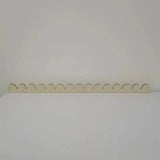 6Pack of 24 Inch Unfinished Wooden Scalloped Moulding Trim (6, 24 Inch) MaSiledy