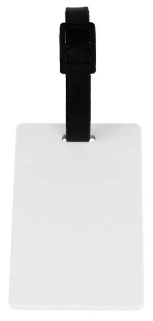 Polymer Sublimation Dye Heat Press Thermal Transfer Luggage Tag Blank White 10 Pieces 8,4 x 5,3 cm