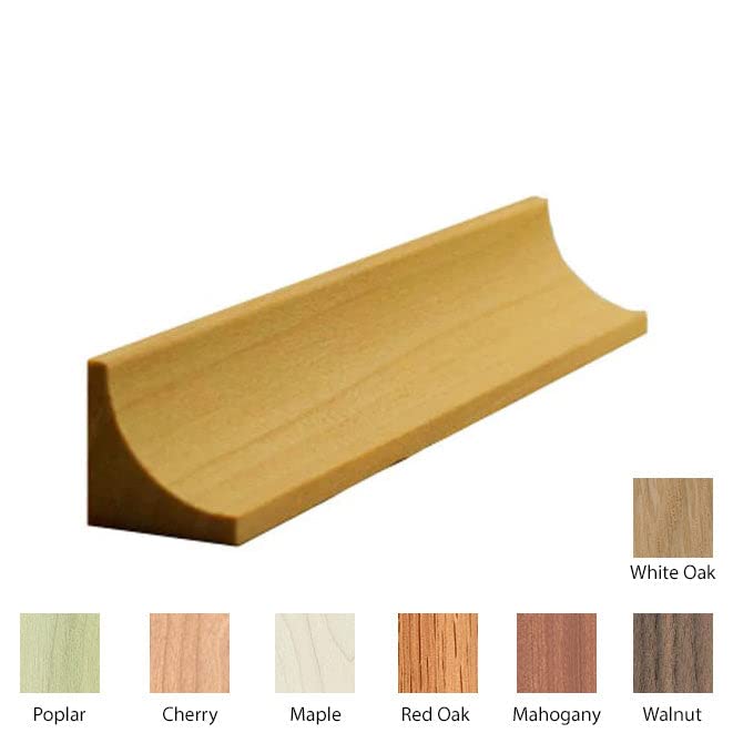 EWCC12 Cove Trim Moulding., 3/4" x 3/4", Maple, 94" Newmouldings