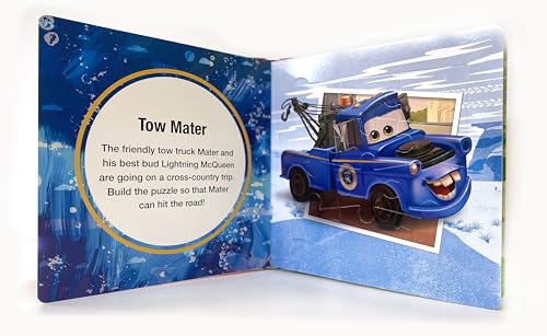 Disney / Pixar Cars on the Road My First Puzzle Book - Jigsaw Puzzles for kids, 10-page board book, 5 puzzles to enjoy