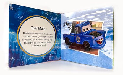 Disney / Pixar Cars on the Road My First Puzzle Book - Jigsaw Puzzles for kids, 10-page board book, 5 puzzles to enjoy