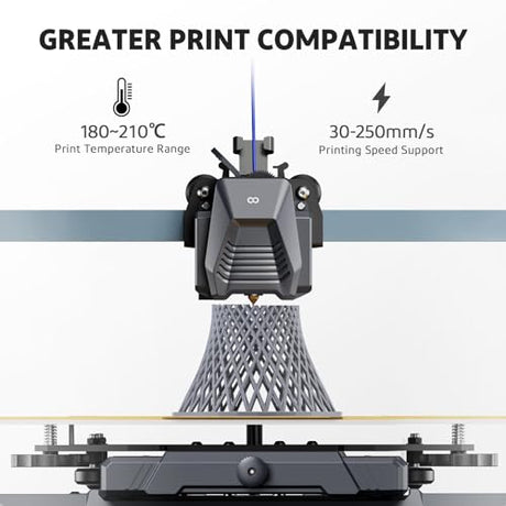 ELEGOO PLA PRO Filament 1.75mm Black 1KG, 30-250mm/s Printing Speed Improved Rigidity 3D Printer Filament Dimensional Accuracy +/- 0.02mm, 1kg Spool (2.2lbs) ELEGOO