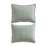 Laura Ashley - Full/Queen Quilt Set, Pre-Washed Cotton Bedding with Matching Sham, Lightweight for Year Round Use, Oeko-Tex Certified (Gracies Gingham Green) Laura Ashley
