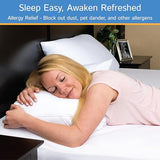 Full Size Mattress or Box Spring Encasement (5" to 8" Depth) - Low Profile Waterproof Zippered Protector Hypoallergenic Premium Bed Cover Protects from Dust Allergens Four Seasons Essentials