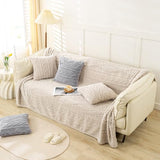 YUSOKI Twin XL Blanket Single Layer,Weight(3.1lb),370GMS-3D Stylish Design for Gift Home Decor (Linen,65"x90") YUSOKI
