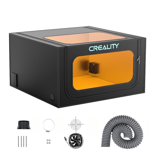 Official Laser Engraver Enclousre Pro,Upgrade Flame Retardant and Smoke-Proof Protective Cover, Effectively Isolating Smok, 28.3 x 28.3X 15.7in Foldable Enclousre Tent for Most Engraving Machine Lutyr