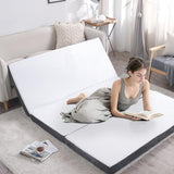 Folding Mattress Queen - Tri Fold Futon Mattress Portable Floor Mattress with Soft Breathable Cover for Guests Temporary Use Foldable Camping Sofa Bed for Back Pain Relief, 60"x80"x4" Sedefen