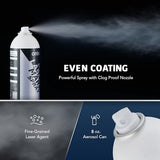 OMTech Laser Marking Spray, Metal Laser Marking Fluid for CO2 Laser Engravers, 8oz Aerosol High Contrast Black Spray for Laser Engraving Metal, Laser Ink Agent for Aluminum Stainless Steel Brass More OMTech