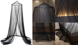 Mosquito Net Bed Canopy for Girls,King Canopy Bed Curtains Full Queen Size from Ceiling,Dome Mosquito Netting Bed Tent Twin Girls Princess Canopy Bed Black Decor for Baby Crib,Kid Bed and Adult Beds