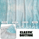 Txsniver Armless Sofa Slipcover Polyester Spandex Stretch Futon Cover, Dustproof Elastic Couch Cover Furniture Protector Machine Washable for Home, Dorm, Living, Turtle Print Txsniver