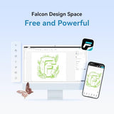 Creality Falcon A1 Pro 20W Laser Engraver, 180W Enclosed Laser Cutter and Engraver Machine with Air Assist, HD Smart Camera for Auto Focus, APP Control, Touch Screen, Ideal for Wood & Metal CREALITY FALCON