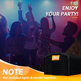 Step4Fun Large Black Inflatable Night Club 18x16x12 Ft Party Tent with Logo Area Disco Cube for Wedding Birthday Raves Dance Floor Yard Party Step4Fun