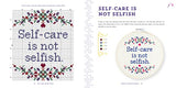 Self-Care Cross-Stitch: 40 Uplifting & Irreverent Patterns WoodArtSupply