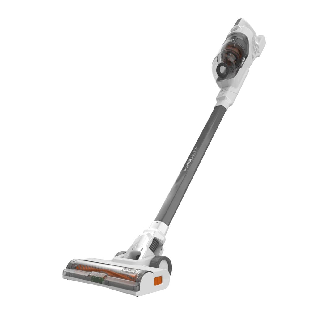 BLACK+DECKER POWERSERIES+ 20V MAX Cordless Stick Vacuum with LED Floor Lights, Lightweight, Multi-Surface (BHFEA520J) , Gray BLACK+DECKER