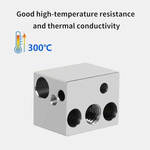 LANKEGU Hotend Heating Block Kit for Neptune 4, 3D Printer Accessories Hotend Heat Block Kit with 5PCS Silicone Socks and 5 PCS Nozzles Only for Elegoo Neptune 4, Neptune 4 Pro LANKEGU