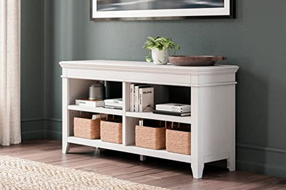 Kanwyn Classic White Credenza with Adjustable Shelves by Signature Design by Ashley - WoodArtSupply