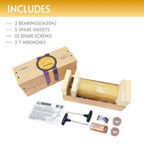 ELEPHAS - 8" Woodworking Tool Spiral Cutter head and Helical cutterhead for jointer, 4 rows 28 inserts ELEPHAS