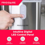 Frigidaire Countertop Crunchy Chewable Nugget Ice Maker, Compact, 33lbs per Day, Metallic Finish Frigidaire