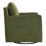 KISLOT Swivel Accent Chair Rocking Recliner 360 Degree Swivel Armchair Machine-Washable Cover for Nursery Living Room Bedroom