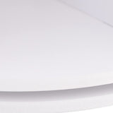 Bacacoo 2-Tier 360° Rotating Bookshelf - Stylish White Freestanding Storage Organizer Bacacoo