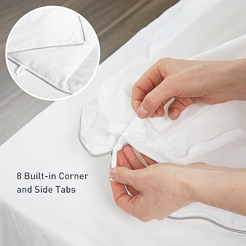 sunflower Comforter Queen Size White Down Alternative Filling 100% Cotton Shell Lightweight Bedding Queen Comforter Blanket for Summer with Corner Tabs Soft Breathable Machine Washable sunflower