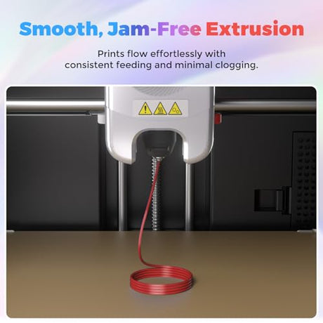 Flashforge 3D Printer Filament Silk PLA 1.75mm 1kg Spool-Dimensional Accuracy +/- 0.02mm (Red) FLASHFORGE