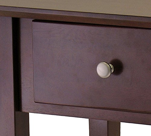 Winsome Wood Shaker Accent Table, Antique Walnut Winsome