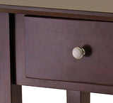 Winsome Wood Shaker Accent Table, Antique Walnut Winsome